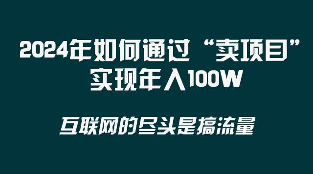 2024年如何通过“卖项目”实现年入100W-云深网创社