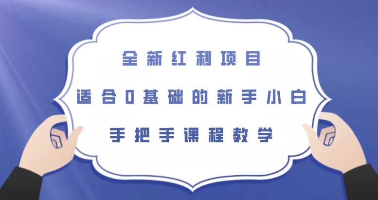 全新红利项目，适合0基础的新手小白，手把手课程教学【揭秘】-云深网创社