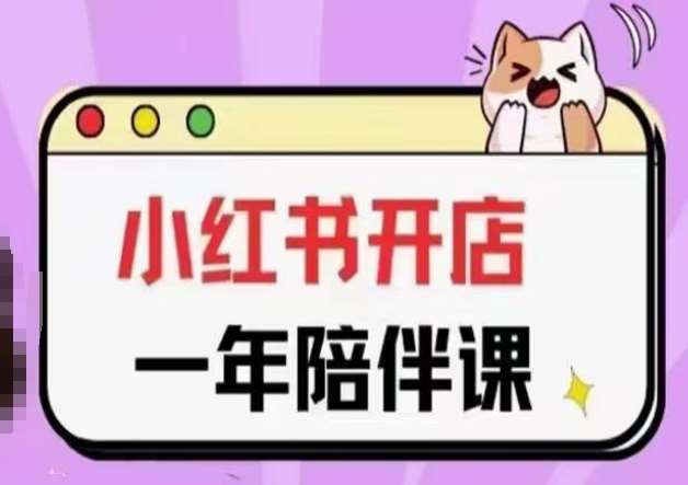 三九小红书开店一年陪伴课(更新)，从0到1玩赚小红书开店-云深网创社