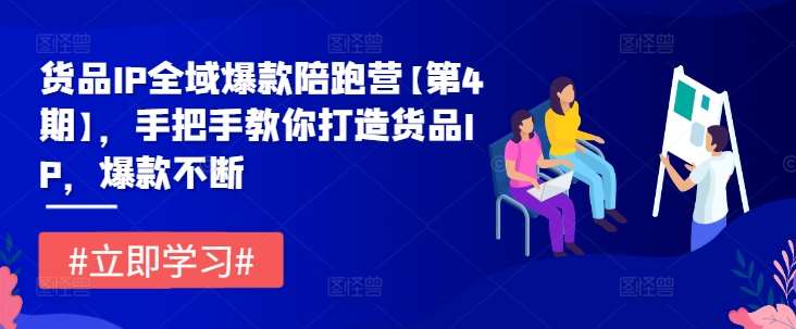 货品IP全域爆款陪跑营【第4期】，手把手教你打造货品IP，爆款不断-云深网创社