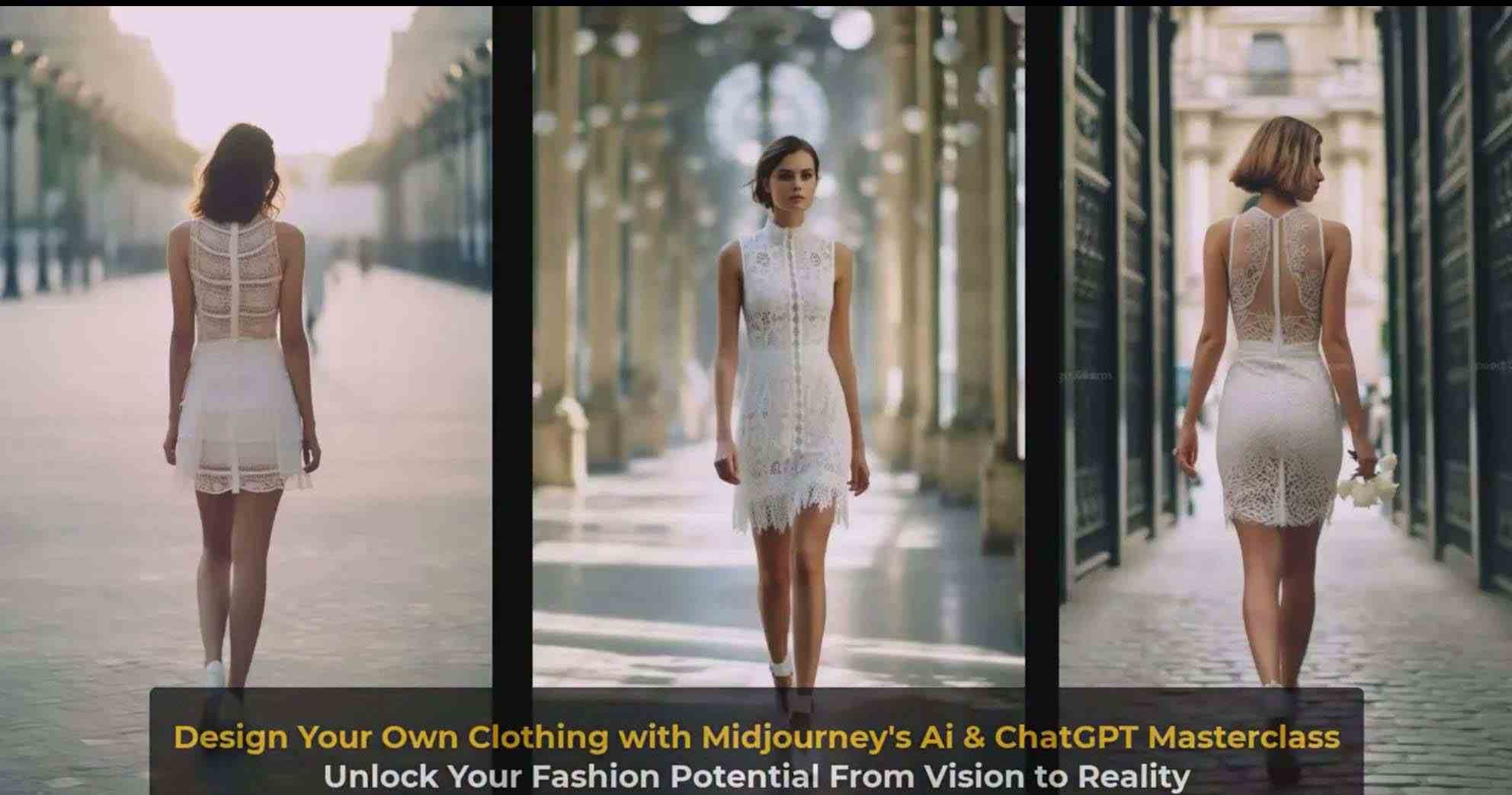 图片[4]-利用 Midjourneys Ai 人工智能设计自己的服装AI大师班-10节课-中英字幕-云深网创社