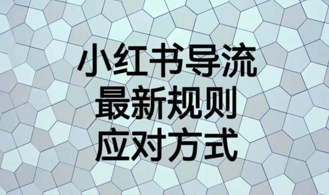 小红书导流最新规则应对方式【揭秘】-云深网创社