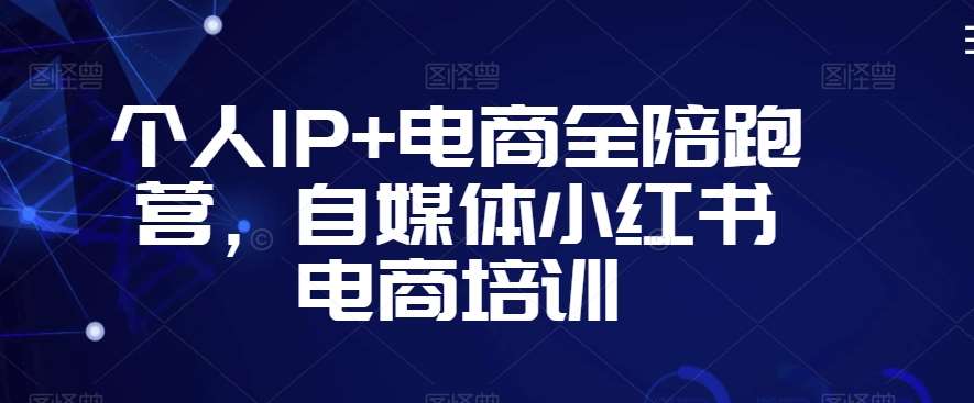 个人IP+电商全陪跑营，自媒体小红书电商培训-云深网创社