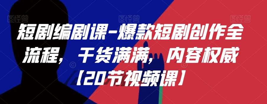 短剧编剧课-爆款短剧创作全流程，干货满满，内容权威【20节视频课】-云深网创社