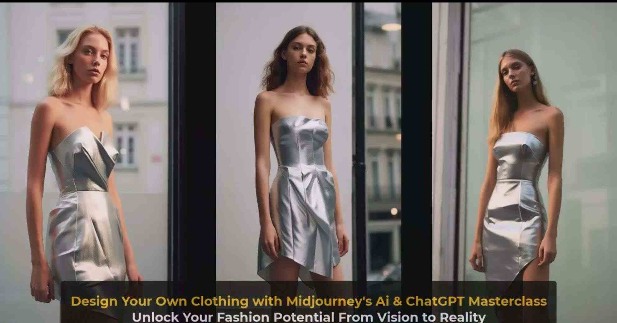 图片[10]-利用 Midjourneys Ai 人工智能设计自己的服装AI大师班-10节课-中英字幕-云深网创社