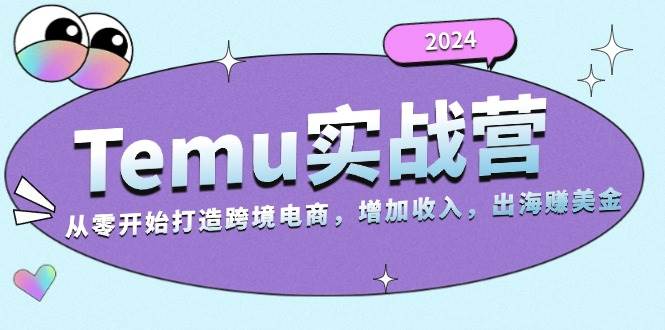 （13266期）2024Temu实战营：从零开始打造跨境电商，增加收入，出海赚美金-云深网创社