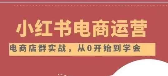 小红书店铺运营从小白到大神2.0，从入门到精通-云深网创社