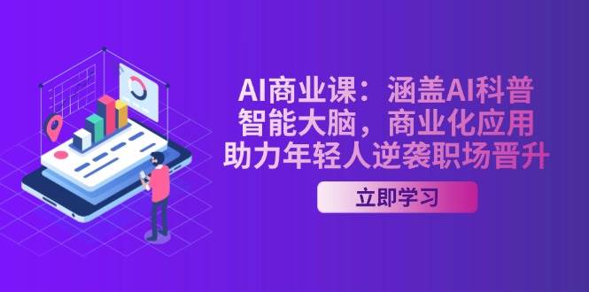 （14205期）AI-商业课：涵盖AI科普，智能大脑，商业化应用，助力年轻人逆袭职场晋升-云深网创社
