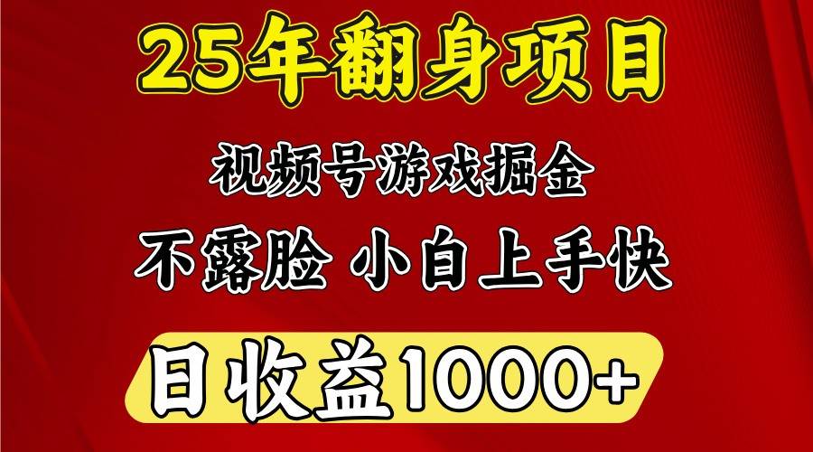 一天收益1000+ 25年开年落地好项目-云深网创社