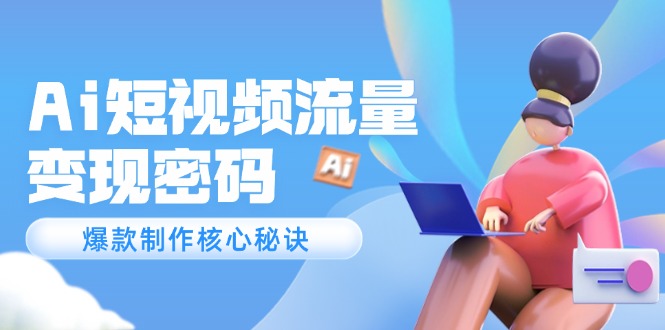 （14875期）Ai短视频流量密码，爆款制作核心秘诀，120万案例深度解析-云深网创社