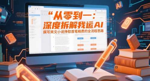 从零到一：深度拆解我运用AI撰写爽文小说挣取首笔稿费的全流程思路-云深网创社