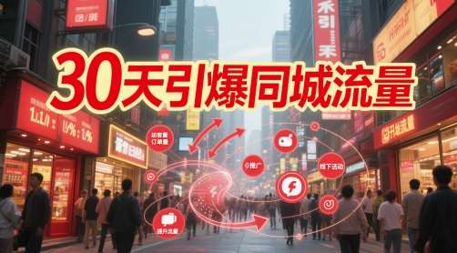 30天引爆同城流量：团购篇 认知篇 流量篇 来客篇 达人篇 老板人设IP篇 投流篇-云深网创社