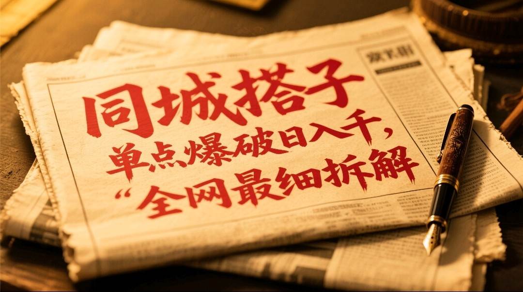 同城搭子群19.9单点爆破日入千，搭子组局月入万，全网最细拆解-云深网创社