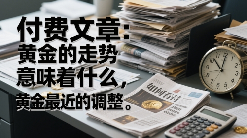 付费文章：黄金的走势意味着什么，如何看待黄金最近的调整-云深网创社