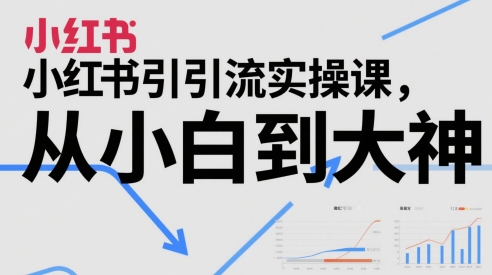 小红书引流实操课，从小白到大神-云深网创社