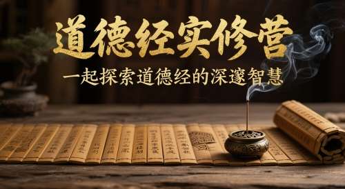 道德经实修营，一起探索道德经的深邃智慧-云深网创社
