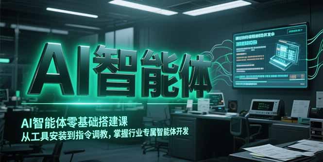 （15257期）AI智能体零基础搭建课，从工具安装到指令调教，掌握行业专属智能体开发…-云深网创社