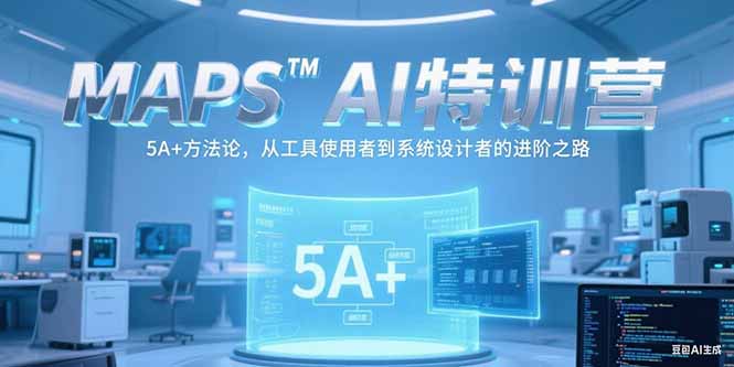 （15215期）MAPSAI特训营，掌握 5A+方法论，从工具使用者到系统设计者的进阶之路-云深网创社