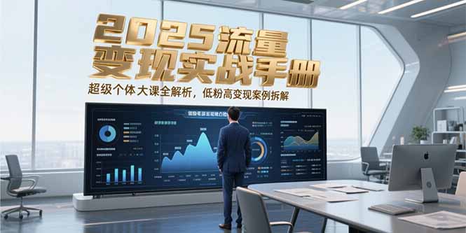 （15188期）2025流量变现实战手册，超级个体大课全解析，低粉高变现案例拆解-云深网创社