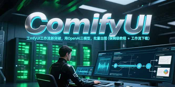 （15191期）ComfyUI工作流新突破，用OpenAI三模型，批量出图(保姆级教程+工作流下载)-云深网创社