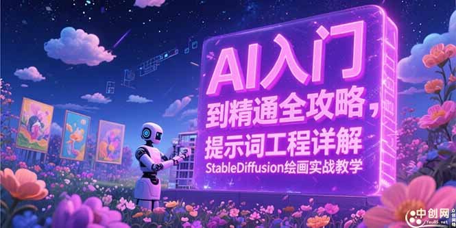 （15181期）AI入门到精通全攻略，提示词工程详解，StableDiffusion绘画实战教学-云深网创社