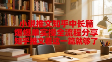 小说推文知乎中长篇爆单实操全流程分享，知乎推文看这一篇就够了-云深网创社