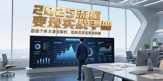 2025流量变现实战手册，超级个体大课全解析，低粉高变现案例拆解-云深网创社