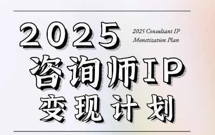 7天构建咨询师变现系统，2025咨询师IP变现计划训练营-云深网创社