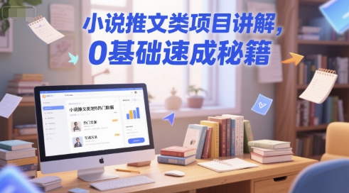小说推文类项目讲解，0 基础速成秘籍-云深网创社