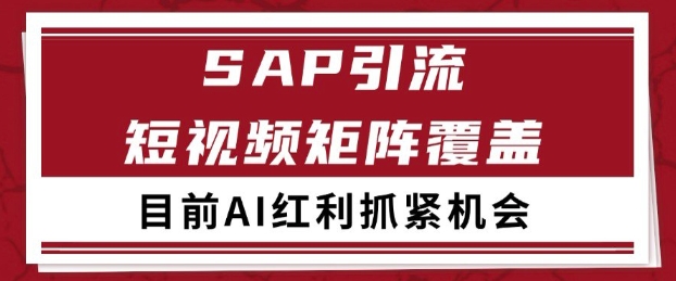 小红书某音sap赛道引流获客 自热矩阵日引200+【揭秘】-云深网创社