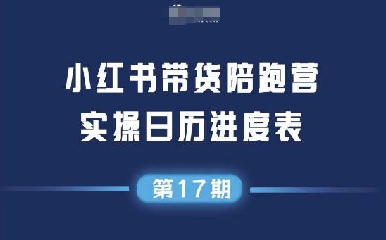 小红书第17期带货陪跑营，不囤货，无不直播，无不投流，通过选品+笔记内容+测品+笔记铺量+矩阵运营打爆款-云深网创社