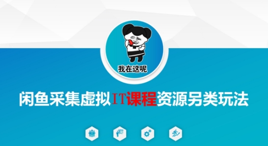 闲鱼采集虚拟IT课程资源另类玩法，干货满满-云深网创社