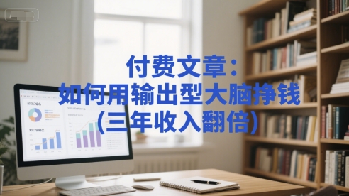 付费文章：如何用输出型大脑挣钱(三年收入翻倍)-云深网创社