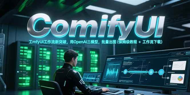 ComfyUI工作流新突破，用OpenAI三模型，批量出图(保姆级教程+工作流下载)-云深网创社