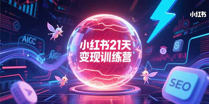 （15328期）小红书21天变现训练营，AIGC工具高效应用，SEO优化核心技巧-云深网创社