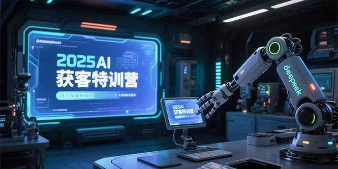 （15289期）2025AI获客特训营，AI图文视频全制作，deepseek工具实操教学-云深网创社