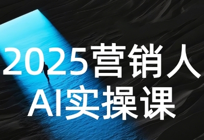 2025营销人Al实操课，AI营销抢跑实战，从Prompt到方案，效率碾压同行-云深网创社