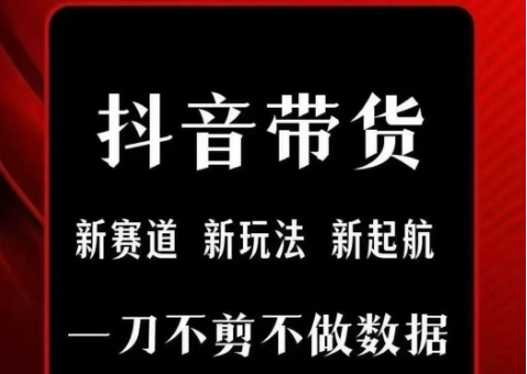 抖音短视频一刀不剪带货，不剪辑，不直播，每天发个视频，等着出单获取带货佣金-云深网创社