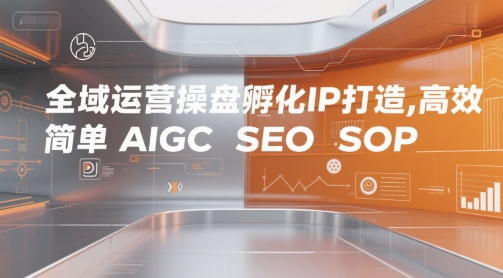 全域运营操盘孵化IP打造，高效 简单 AIGC SEO SOP-云深网创社