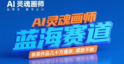 AI灵魂画师，蓝海赛道，条条作品几十W播放，爆款不断-云深网创社