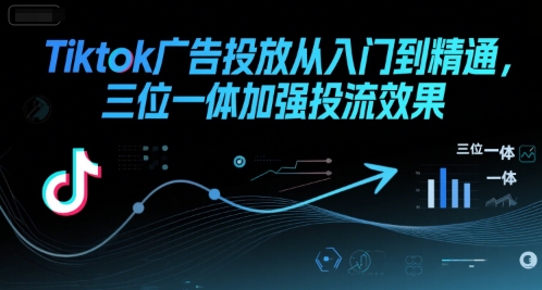 Tiktok广告投放从入门到精通，三位一体加强投流效果-云深网创社