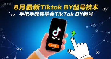 8月最新Tiktok搬运起号技术，手把手教你学会TikTok搬运起号-云深网创社