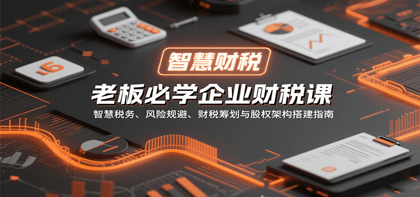 老板必学企业财税课：智慧税务、风险规避、财税筹划与股权架构搭建指南-云深网创社