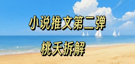 小说推文项目操作全流程第二弹，0粉就能做，门槛低非常适合新手-云深网创社