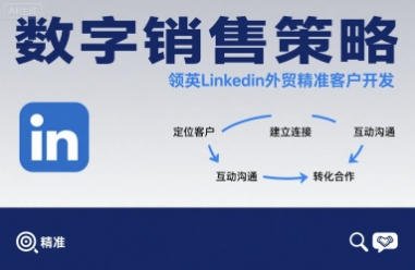 数字销售策略领英LinkedIn外贸精准客户开发-云深网创社