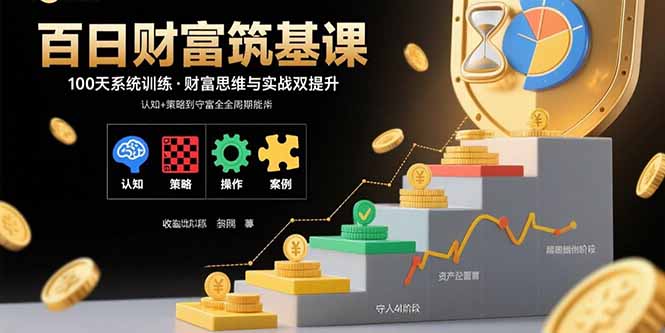 （15874期）百日财富筑基课：认知+策略+实操+案例拆解  实现从创富到守富全周期能力-云深网创社