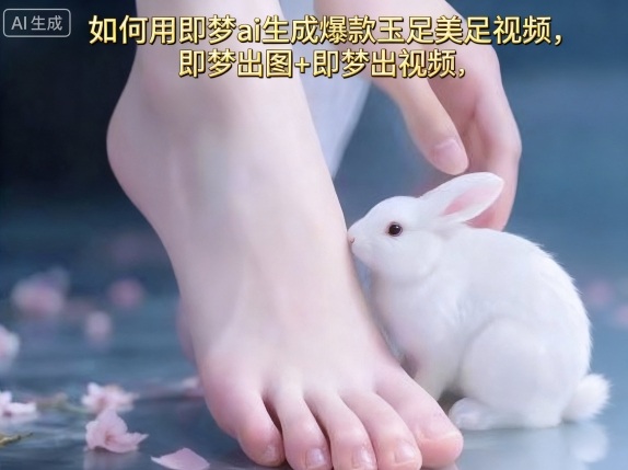 如何用即梦ai生成爆款玉足美足视频，即梦出图+即梦出视频，快速涨粉-云深网创社