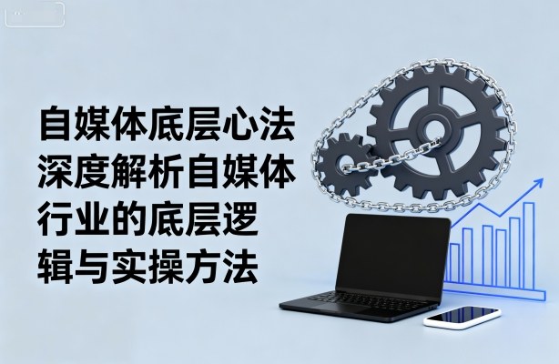 自媒体底层心法，深度解析自媒体行业的底层逻辑与实操方法-云深网创社