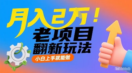 月入2W！老项目翻新玩法，小白上手就能做，非常容易上手-云深网创社