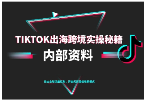 TikTok跨境电商0-1搭建运营，TK出海跨境实操秘籍（10月更新）-云深网创社